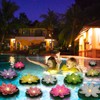 LACGO 12 PCS Waterproof Floating Lotus Light - Diwali Floating
