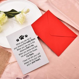 yaozeio Sympathy Greeting Card for Pet Owners Friend Paw Print Remembrance Greeting Card for Dog Cat Loss Memorial Condolence Gifts for Loss of Dog Cat Doggy Owners Pet Remembrance Decor