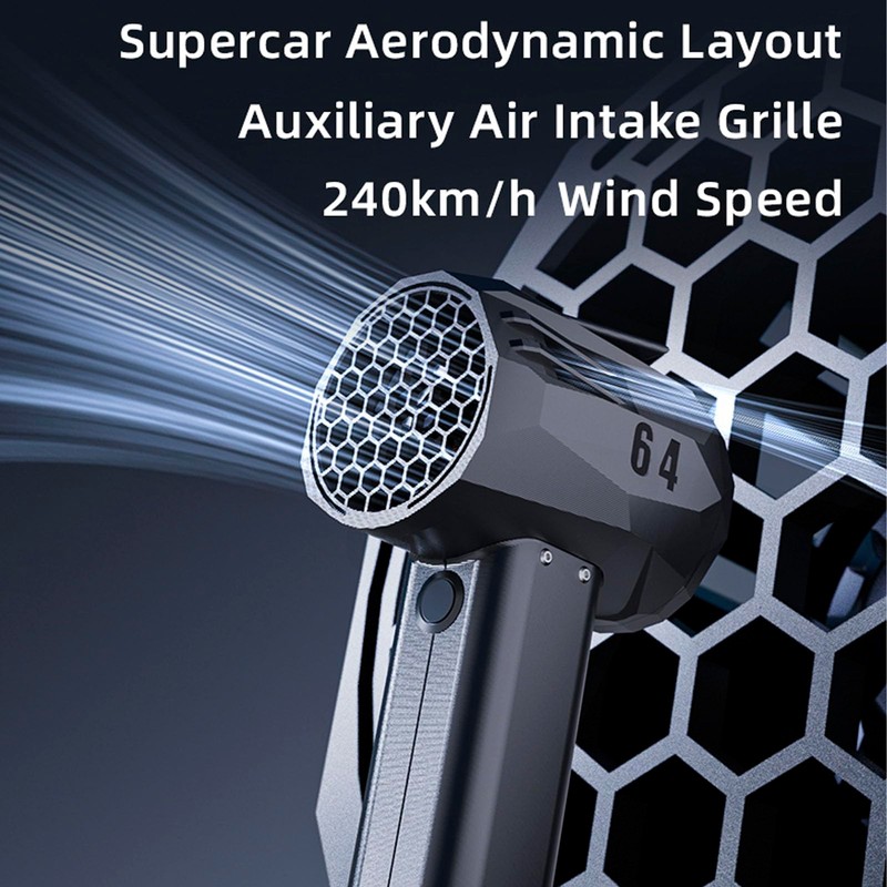 X64 Car Compression Air Duster Portable Car Turbo Fan Blower