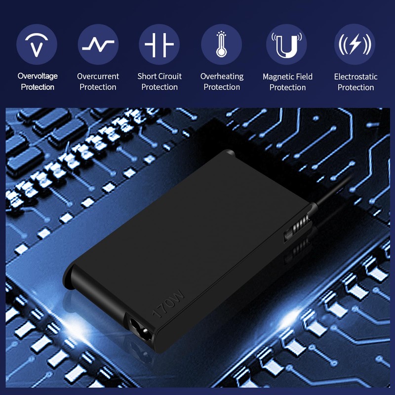 170W AC Charger for Lenovo LOQ Legion Slim 5 5i