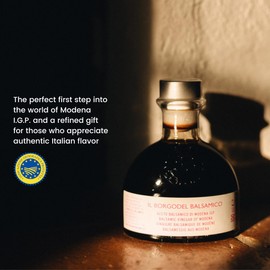 Il Borgo del Balsamico – IGP Balsamic Vinegar of Modena, 3.38 fl oz (100 ml), Monogram Aceto Balsamico di Modena IGP, Gourmet Balsamic Vinegar from Italy