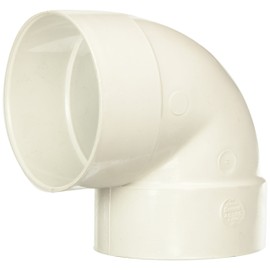 GENOVA PRODUCTS 40740 4" Short Turn Sewer and Drain 90 Degree Elbow