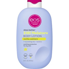 EOS Eos Shea Better Body Lotion – Vanilla Cashmere | 16 oz | Vainilla Cachemira, 16 onzas