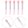 Pincel de Labios de Silicona Rosa BEBEMOKO (12 Piezas) -