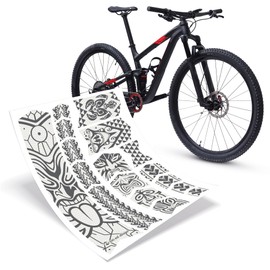 Rie:Sel Design Frame:Tape 3000 Bicycle Frame Protection Film Set - Maori Grey - T3-F005-G