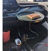 Drink Holder Car Food Tray with Clamp Holder Foldable Dining