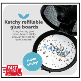 KATCHY Insect Trap 8-Pack of Refillable Glue Boards