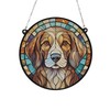 Image Industry Beagle Stained Glass Effect Suncatcher - Garden Gift