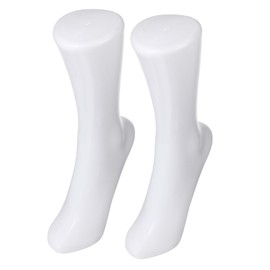 Alipis Shoe Display 2pcs Feet Jewelry Adult Filler Stocking Bracelet Woman Display Short Foot Stretcher Support Holder for Shop Ankle Home Molds White Model Socks Women Sock Stand Anklet Display