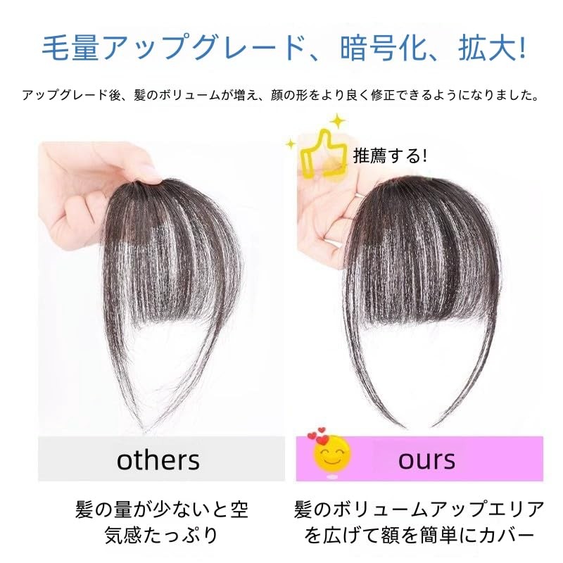 Bangs Wig, Partial Wig, Bangs, Hair Extension, Crown Wig, Bangs