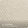 Bare Home Oyster Waffle Blanket, Throw Size 44Wx66L, 100% Cotton,