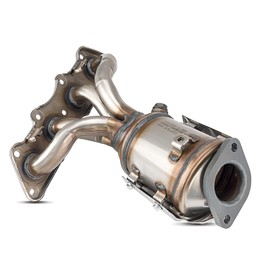 PHILTOP High Flow Front Catalytic Converter Kit 674891 Compatible with Kia, Hyundai 2012-2019 Soul 1.6L, 2012-2019 Rio, 2013-2017 Veloster 1.6L, 2012 Veloster, EPA Compliant