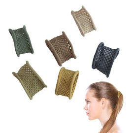 Korean Style Hair Rubber Set of 6, High Elasticity, Good Stretch, Sports Hair Elastic, No Traces, Women's, Elegant, Elegant, Perfect for Sports, Solid, Hair Accessories, For Adults, Simple Design (6