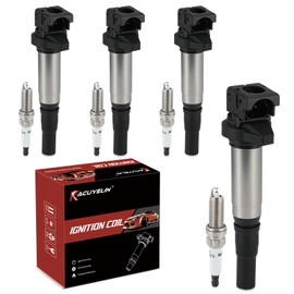 UF598 Ignition Coil Pack and Iridium Spark Plugs Set of 4 Compatible with Mini Cooper Cooper Countryman 2007-2016 1.6L L4 Replaces#C1692, GN10328
