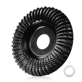 Wood Carving Disc 4 Inch,Wood Stump Grinder,Angle Grinding Wheel with 7/8”Arbor for Wood Carving, Shaping, Working,Tree Stump Remover