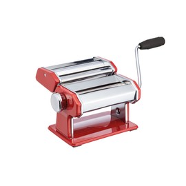Kitchen Craft World of Flavours Stainless Steel Pasta Maker Machine - Red