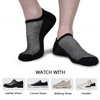 Tphon Mens No Show Socks, 8 Pairs Non Slip Ankle
