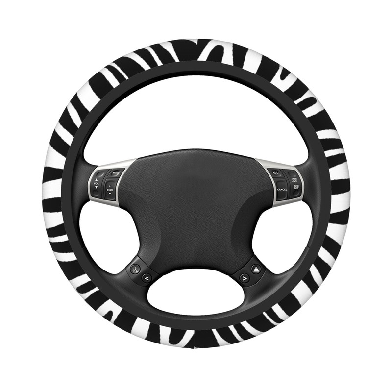 Zebra - Funda protectora para volante con estampado de rayas