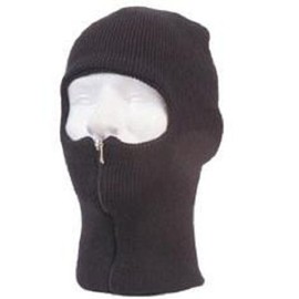 Easy ZIP Down Knit SKI Face Mask Zipper up Balaclava