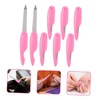 Mikinona Nail Files 8pcs Double-Sided Buffers Folding Design for Fingernails
