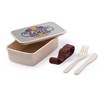 Fabulous Lunch Box - Lunch Box with Cutlery Grey -