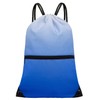 HOLYLUCK Drawstring Backpack Bag Sport Gym Sackpack (gradient blue)