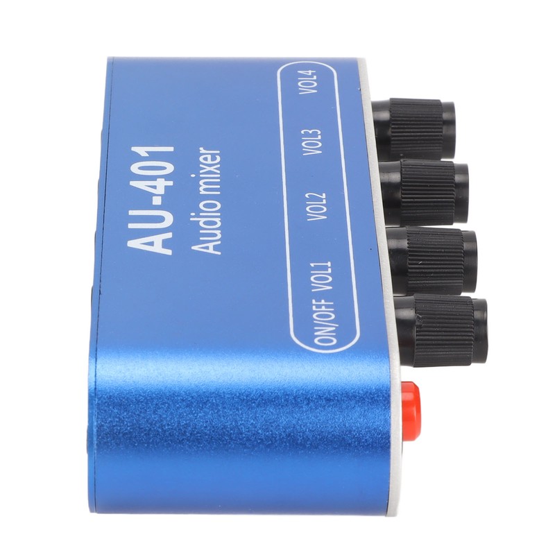 Mini Stereo Mixer 4 in 1 Out Volume Adjustment 3.5mm