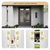 Leydebong Double Door Handle Set with Lock, Heavy Duty Lever