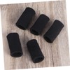 LALAFINA 10pcs Finger Sweatband Sleeves Stretchy Black Finger Protectors for