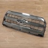 KingParts-Auto Chrome Front Upper Grille Grill W/O Camera For 2015