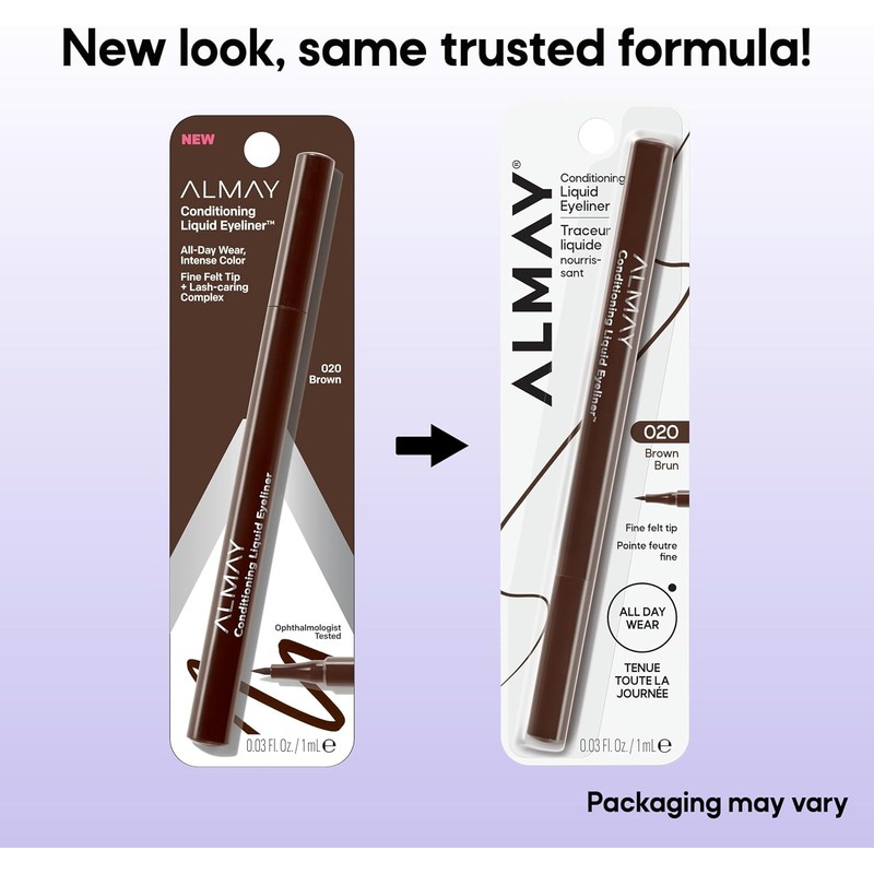 Almay Delineador Líquido Conditioning Liquid Eyeliner Tono Brown