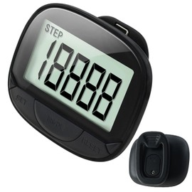 Precise 3D Pedometer Mini Pedometer for Walking or Running Hiking Outdoor (Black)