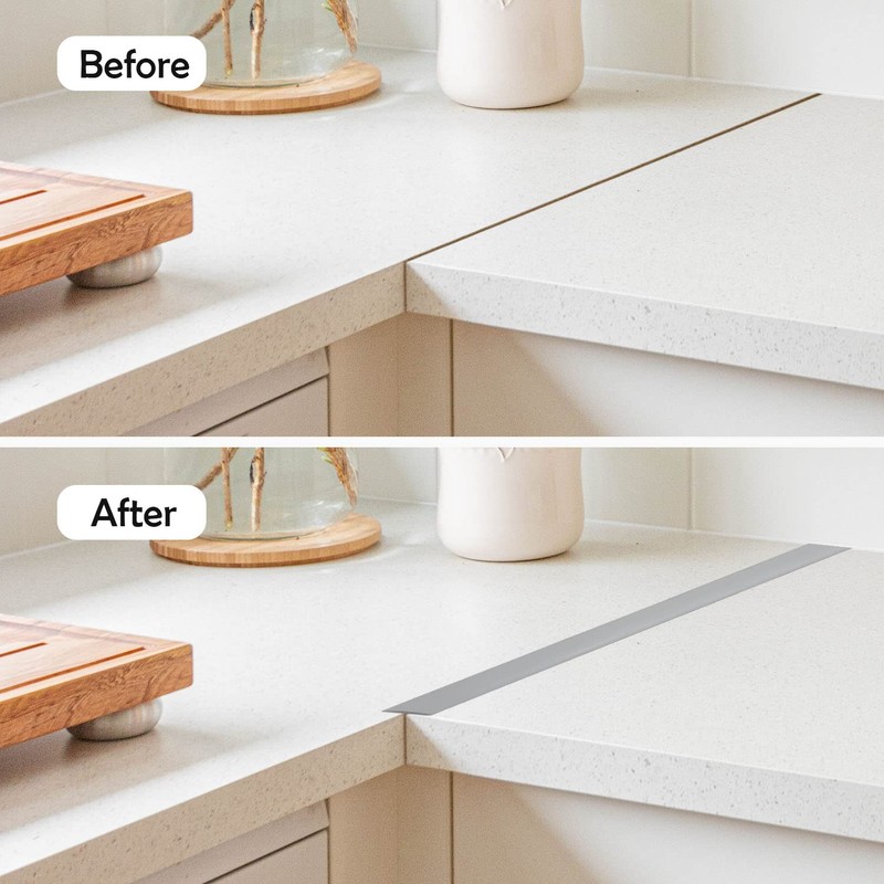 Rubber Bond Kitchen Stove Gap Covers, Self-Adhesive Stove Counter Gap