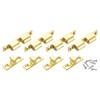 sourcing map 4Pcs Cabinet Latch Double Roller Catch, Lock Stop