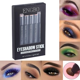 Joyeee Eyeshadow Sticks 6 Colour/Set, Multicolor Pearly Eyeshadow Pen Glitter Eye shadow Pencil Crayon Brightening Stick Highlight Stick, Waterproof & Long Lasting, Eye Makeup Gift for Women Girls#1