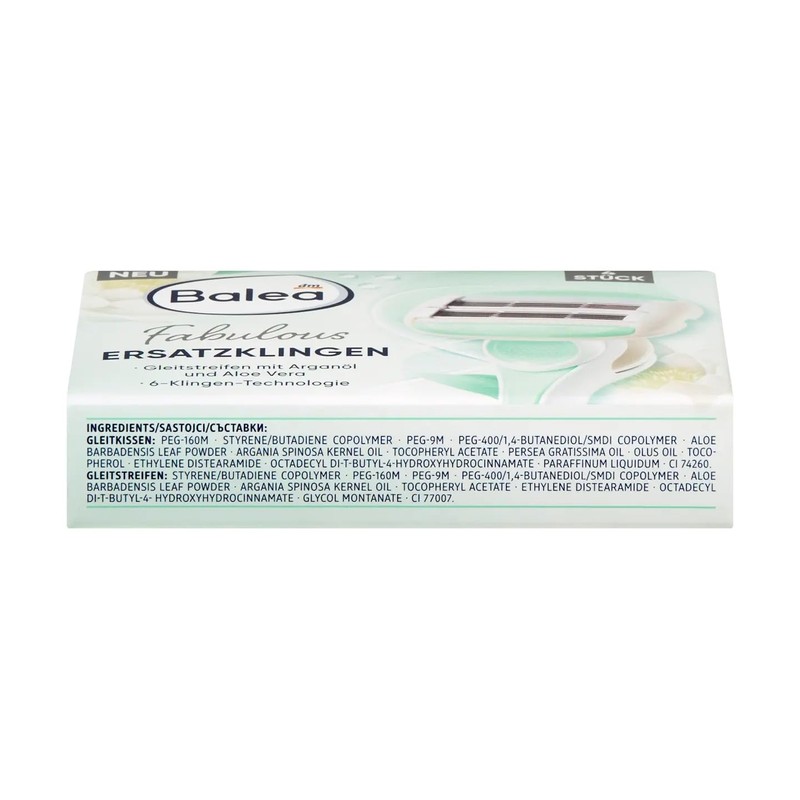 Fabulous Razor 6 Blades Flexible Swing Head with Aloe Vera