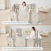 Fortella Cloud Castle Foldable Playpen 4-Panel Extension, 2021 Winter New