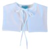 White Square Pilgrim Style Collar (Large, White)