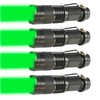 XYSRZ 4 Pack One Mode Green Light Flashlight with Clip