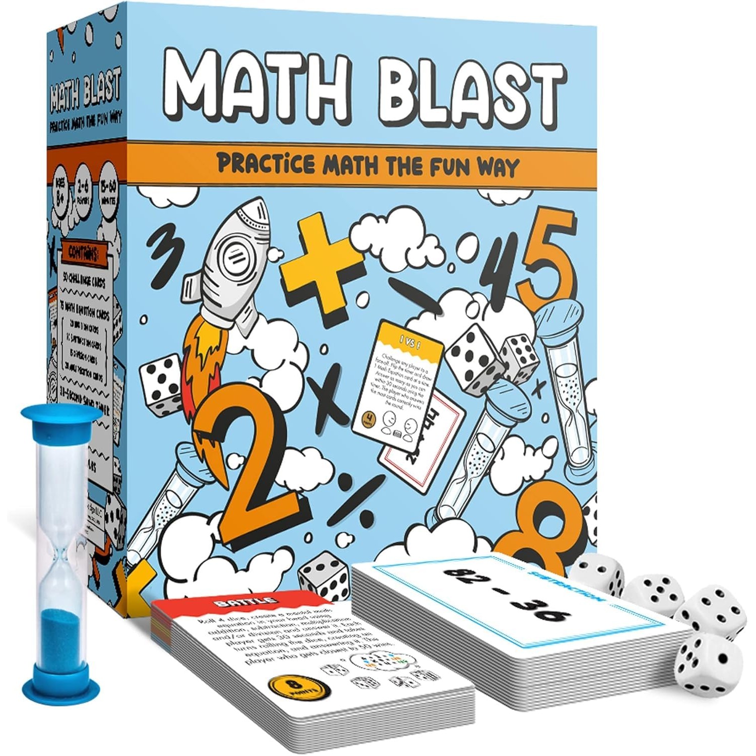 Math Blast! Cool Math Games for Kids 8-12 - Fun Educational Mental Math