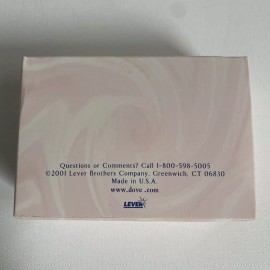 Dove VINTAGE DOVE PINK BEAUTY BAR SOAP 4.75 OZ BARS 2001 SEALED NOS