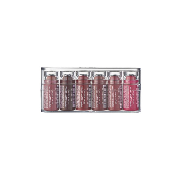 Golden Rose Velvet Lipstick Ruj 6'lı Mini 1 Adet (1