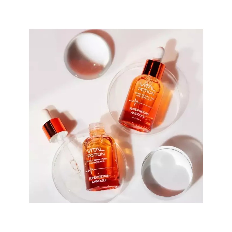 Vital Potion 바이탈포션 슈퍼 레티알엔 앰플 33ml 연어 PDRN 콜라겐