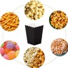 CC wonderland zone 24pcs Black Mini Popcorn Boxes Paper Popcorn