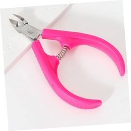 Baluue 2pcs Cuticle Nipper Non-slip Handle Portable Nail Trimmer for Manicure Pedicure
