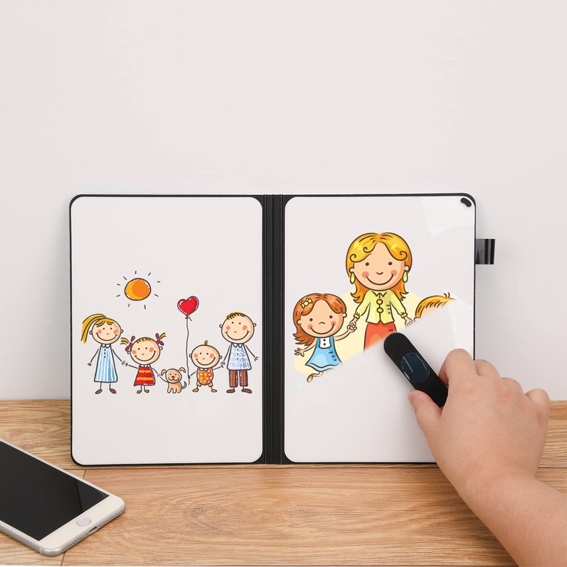 MerryNine Dry Erase Board, Portable Writing Pad, Memo Board, Kids