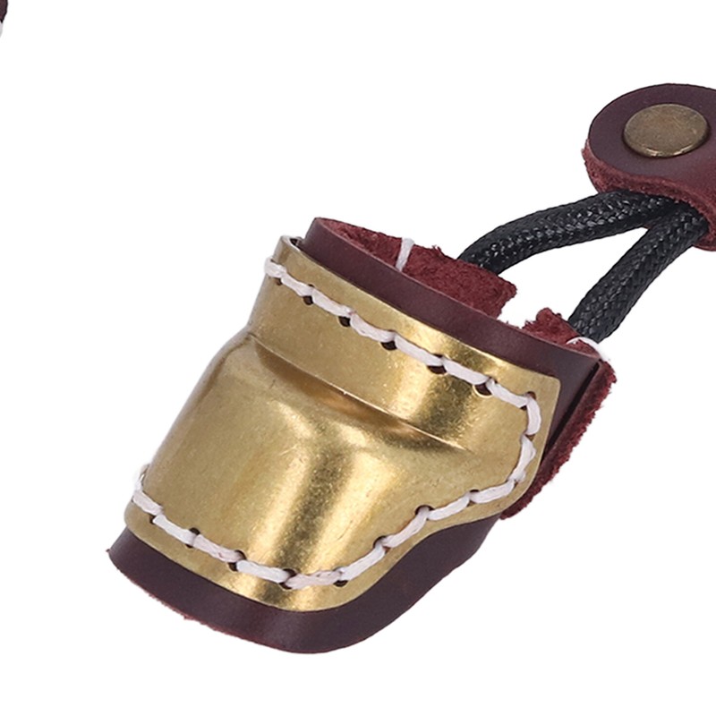 Archery Leather Finger Guard Comfortable Regulating Ergonomic Simple Use Archery