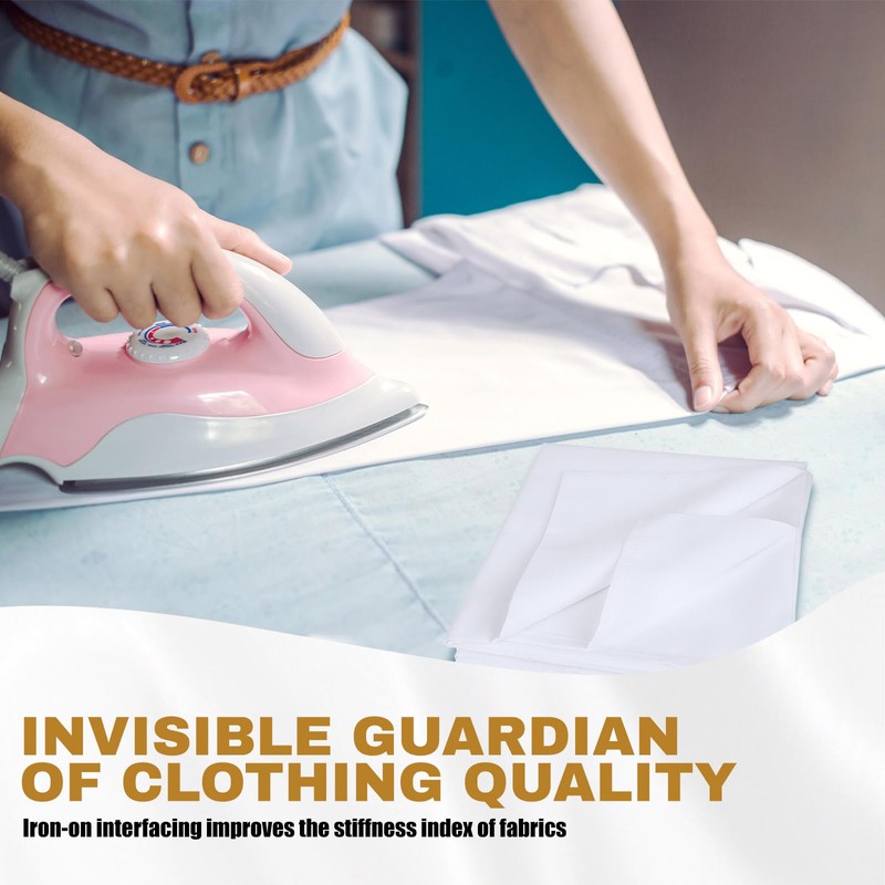 4 Meters Fusible Interfacing for Sewing Iron on Interfacing Medium