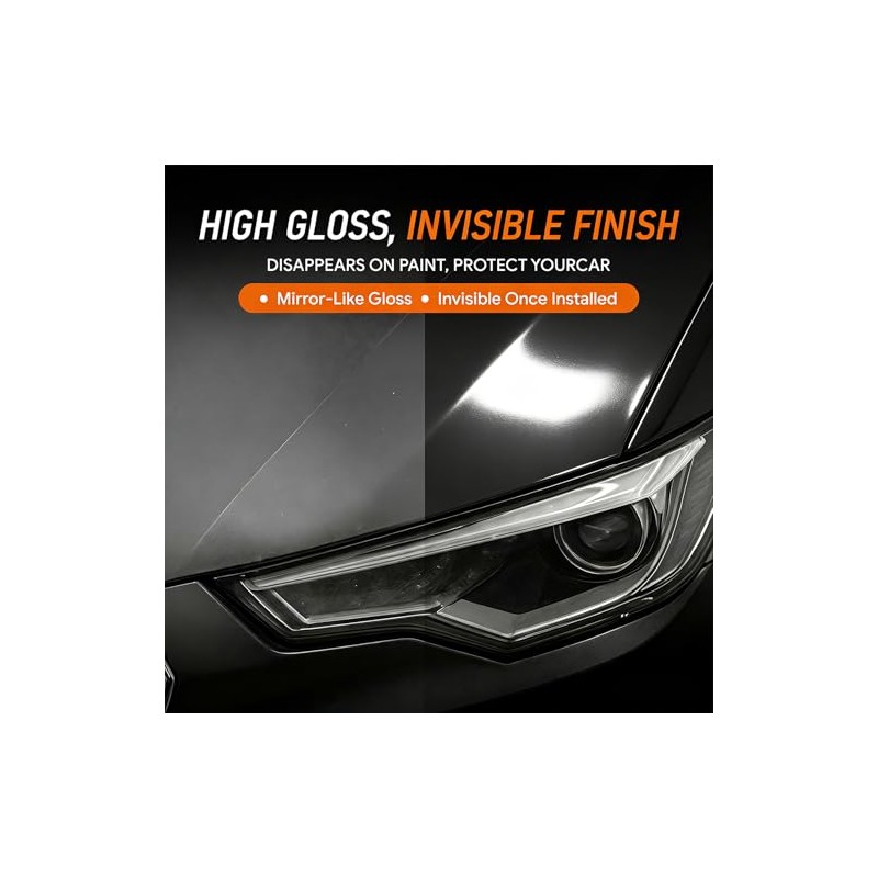 Hydrophobic Clear Paint Protection Film - Self Healing Car Wrap