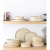 theterra Dinner Plates Set of 6, 10.25 Inch Ceramic Dinner